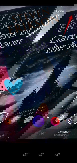 Редактирование Boomerang в Instagram: фильтры и стикеры