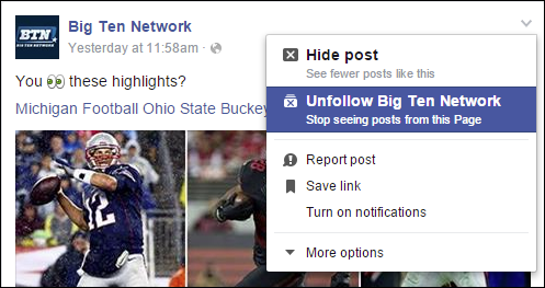 Параметры аудитории и списка друзей