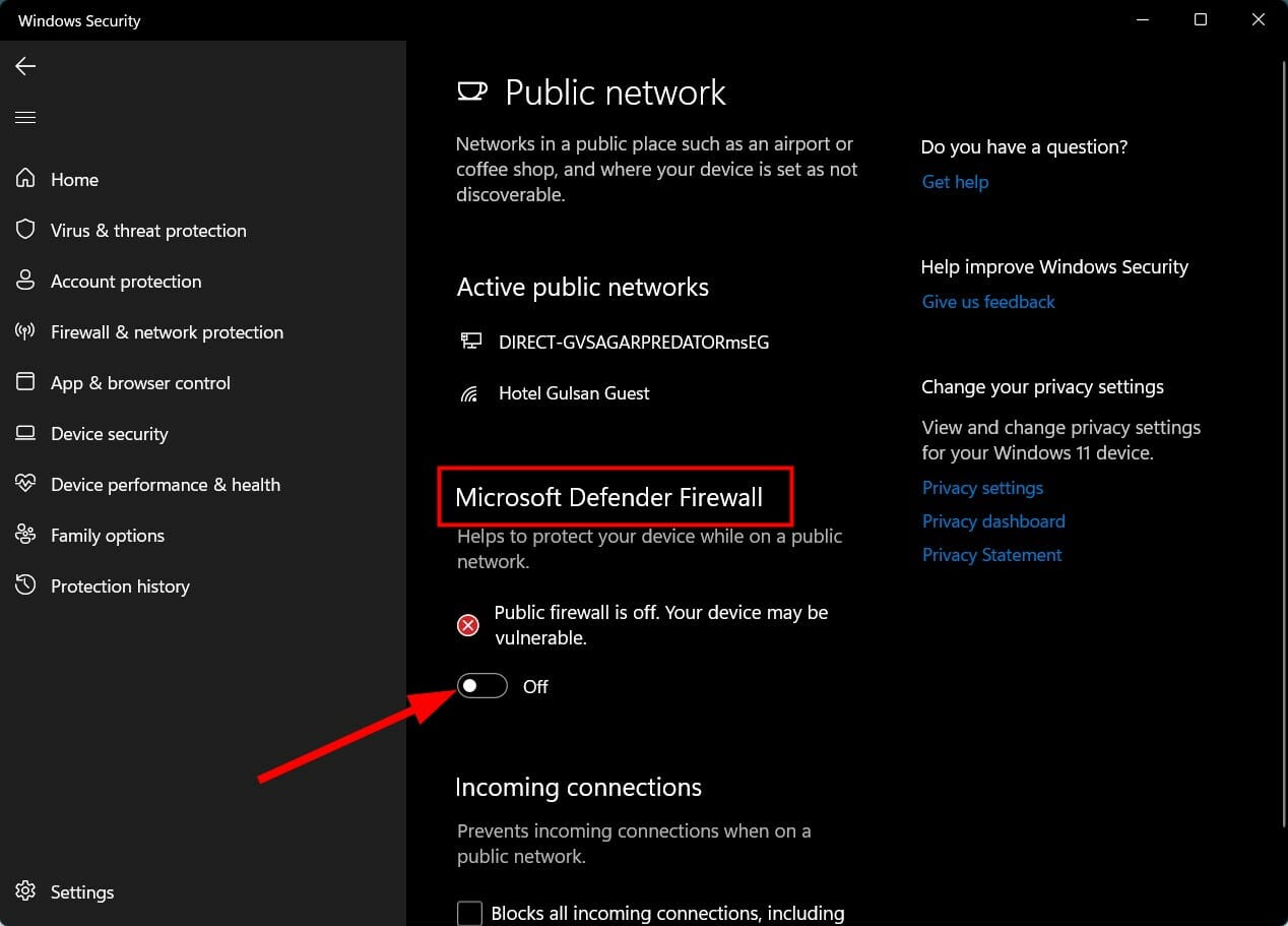 Отключение защитника Windows