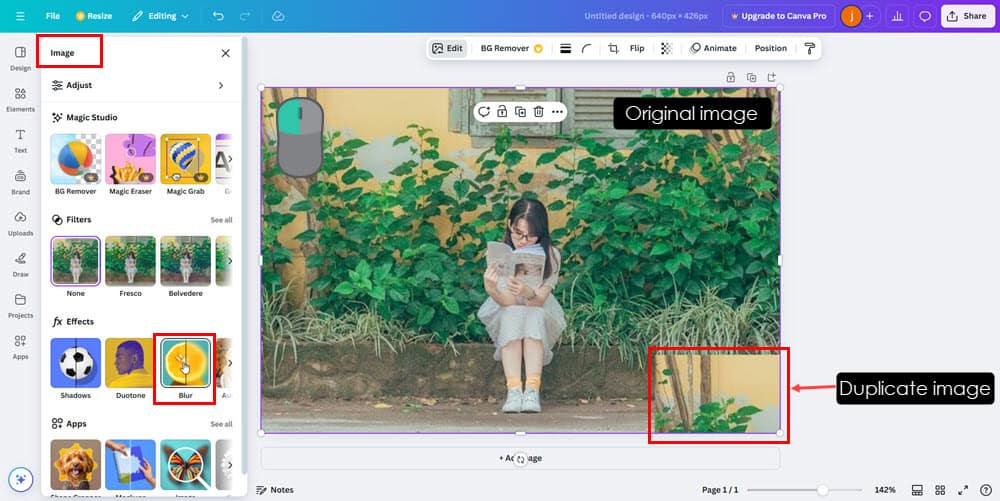 Навигация по изображениям и эффекты