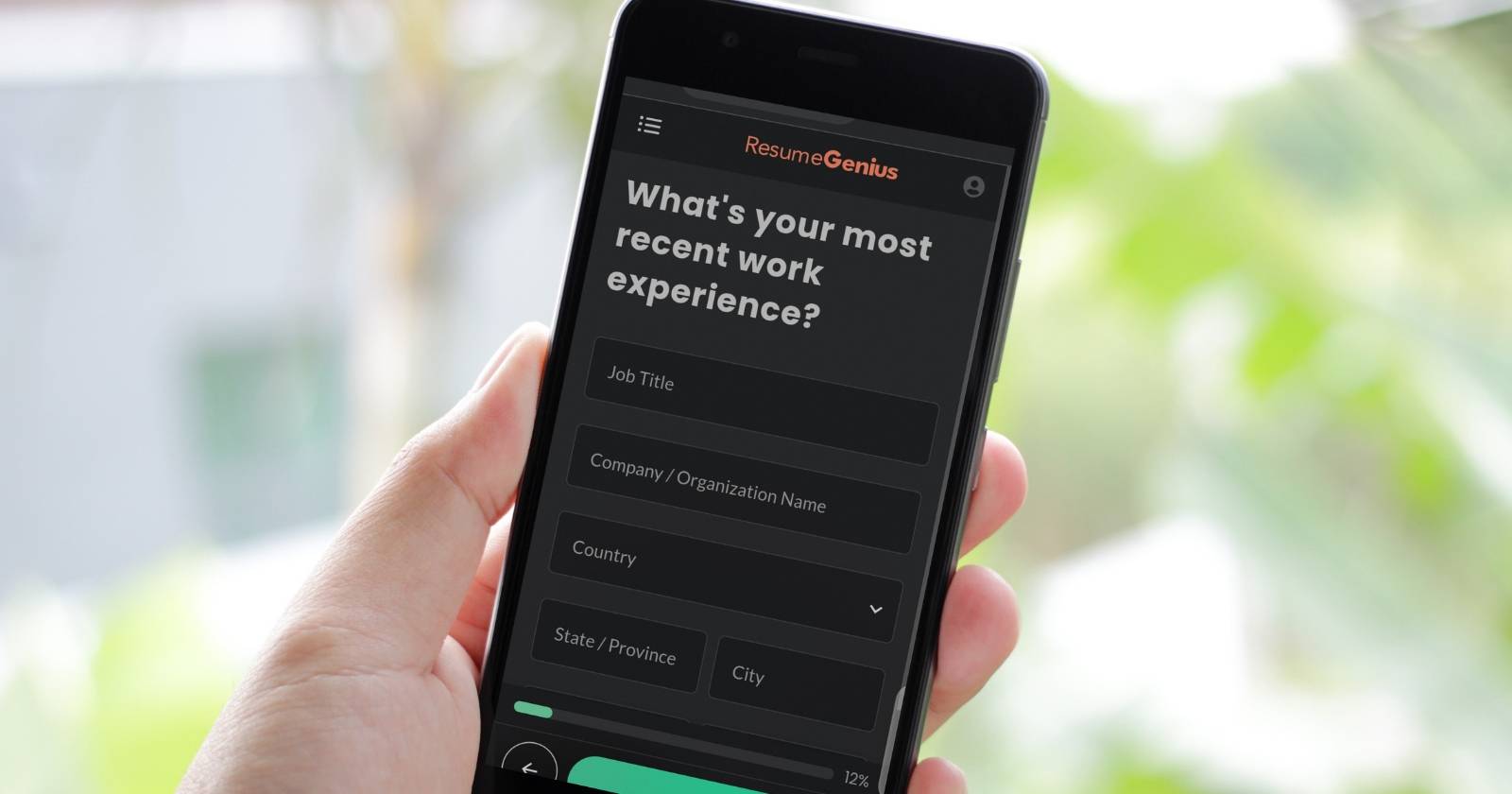 Создание резюме на смартфоне