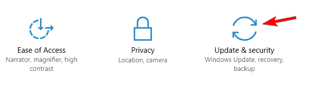 Настройки Windows — раздел «Обновление и безопасность»
