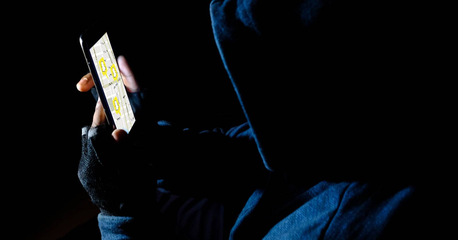 Карта Snap Map с отмеченными друзьями в Snapchat