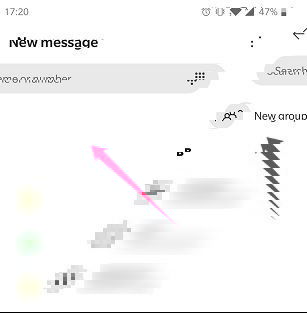 Android Signal: опция 'Новая группа'