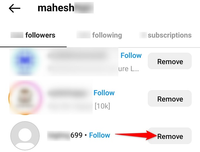 Нажмите «Удалить» рядом с аккаунтом.