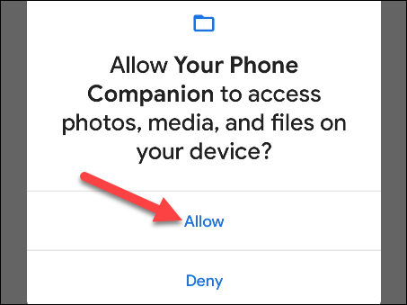 allow media permission