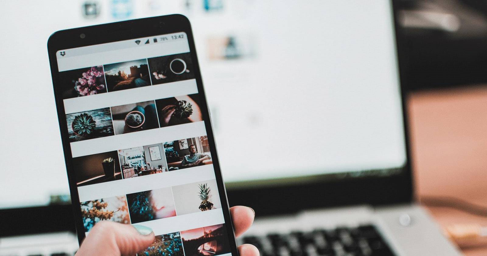 Добавить несколько фото в историю Instagram