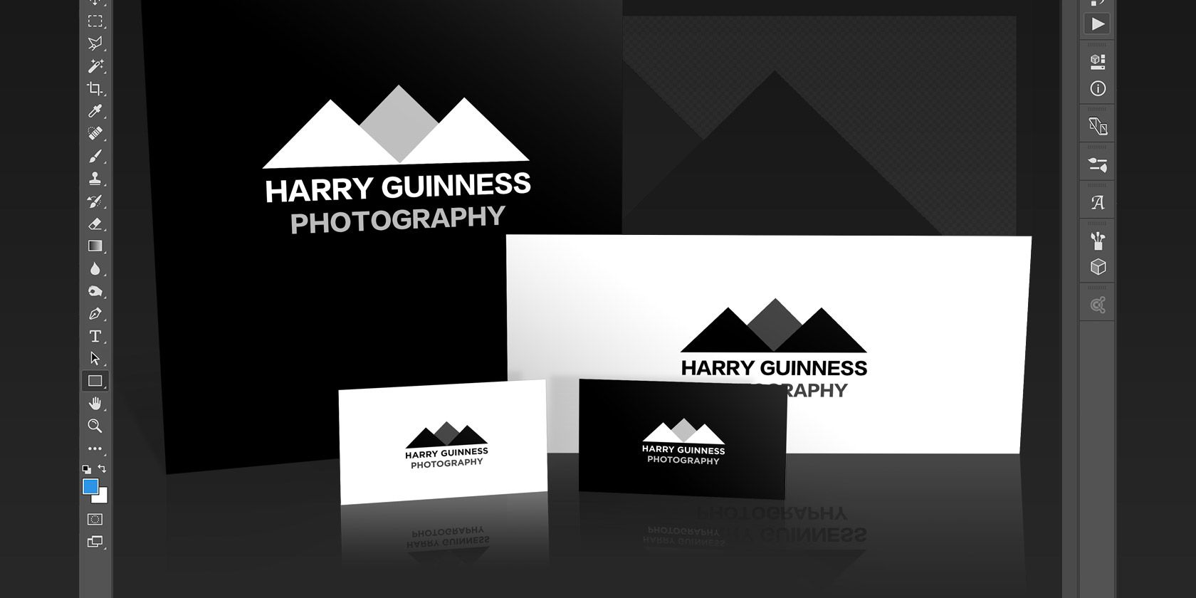 Простой геометрический логотип в Photoshop