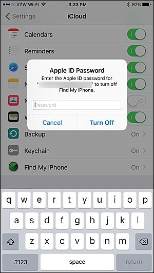 Вход в iCloud: ввод Apple ID