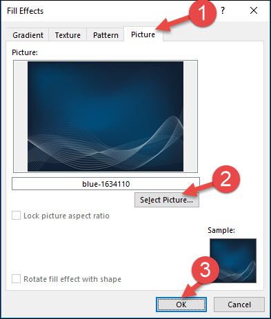 Пример фонового рисунка в документе Word