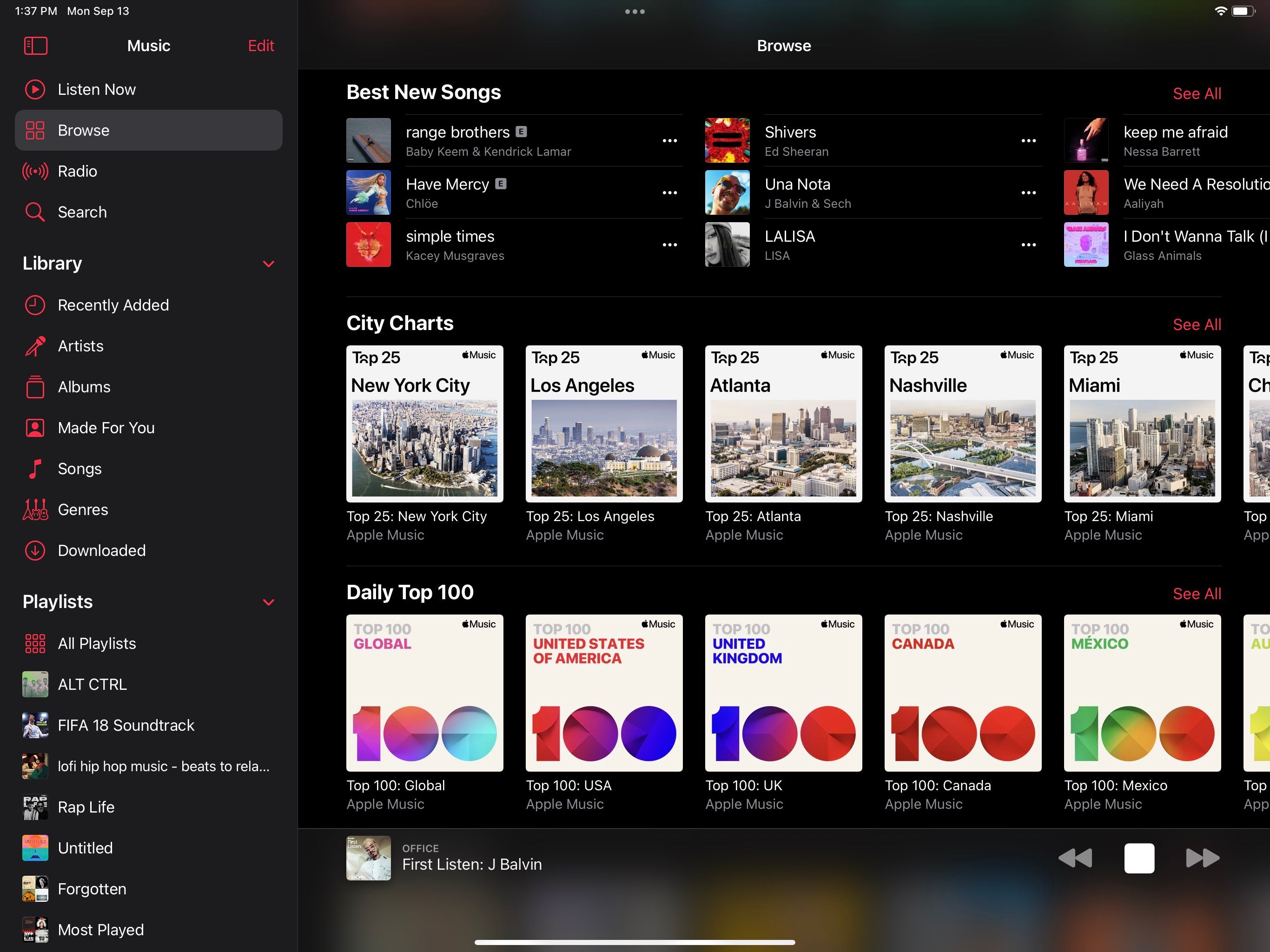 City Charts и локальные чарты