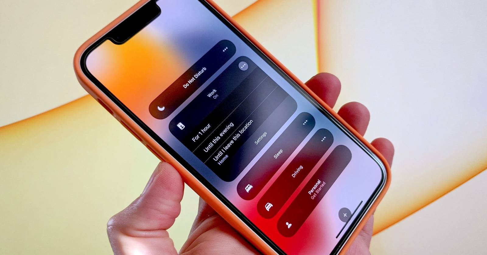 Как скрыть статус Focus на iPhone