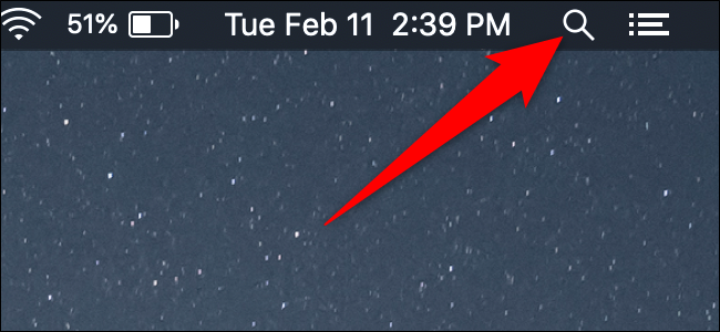 spotlight search magnifying glass