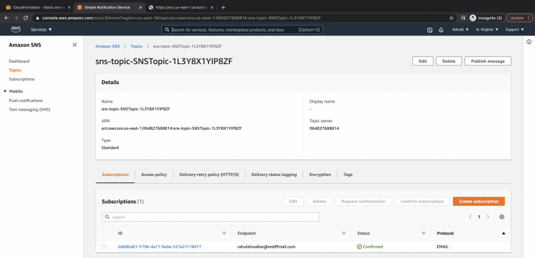 Проверка статуса подписки: Confirmed