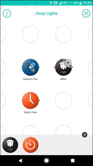Добавление Philips Hue и установка действия включения