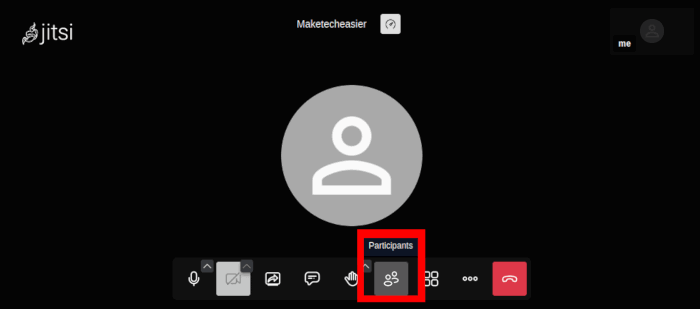 Кнопка участников