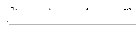 Перетаскивание таблицы для выравнивания верхней строки с другой таблицей