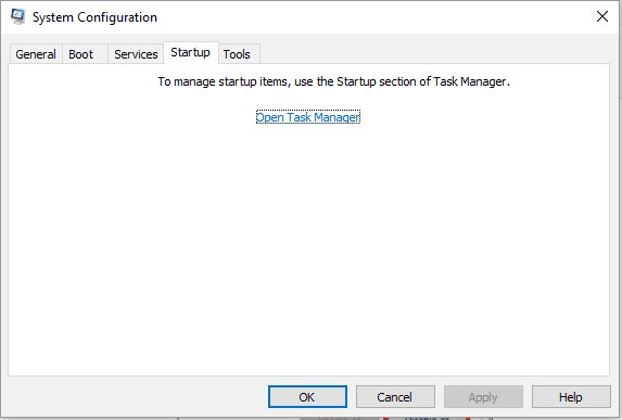 Диспетчер задач Windows — вкладка «Автозагрузка»