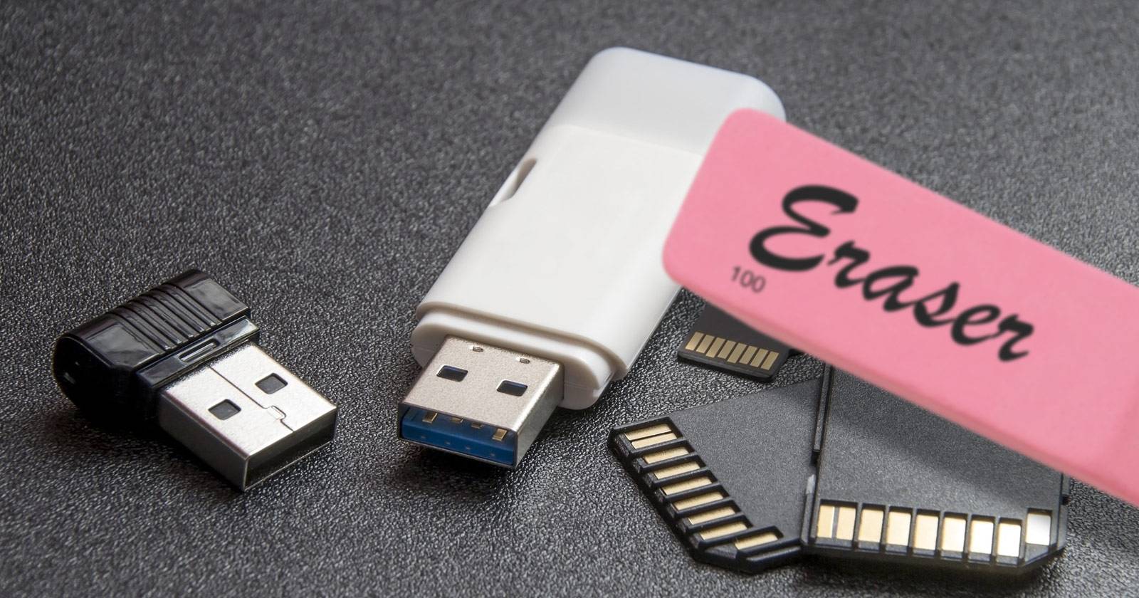 Надёжное стирание данных с USB‑накопителя