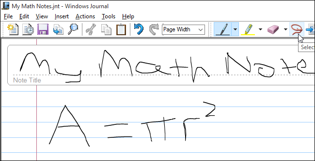 Выбор фрагмента в Journal