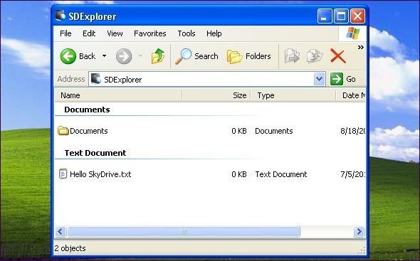 Доступ к файлам SkyDrive через SDExplorer