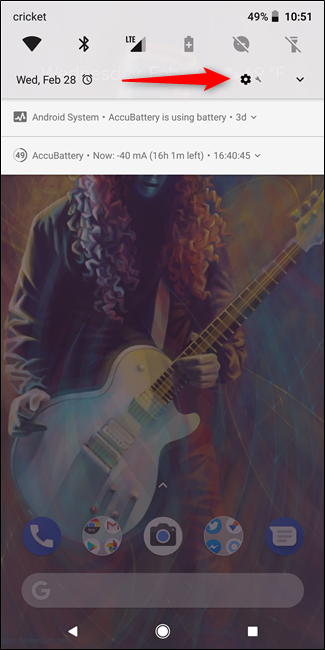 Скриншот: меню Apps & Notifications