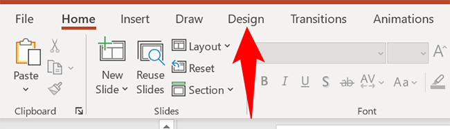 Выбор вкладки 