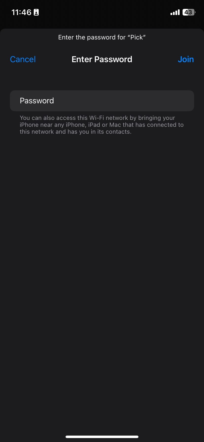 Подключение к Wi‑Fi на iPhone — подтверждение активности точки доступа