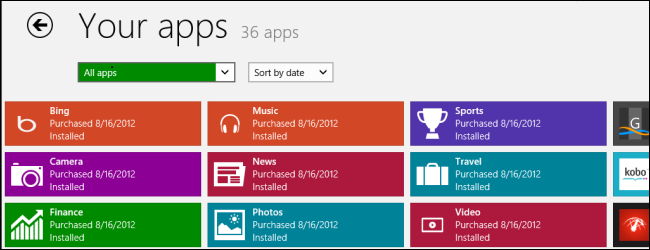 Как делиться приложениями в Windows 8