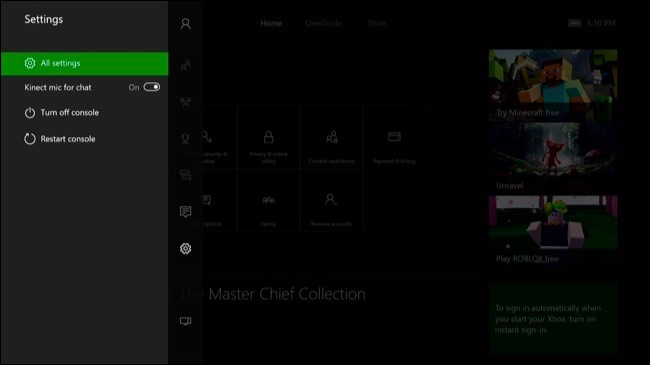Устранение неполадок Kinect на Xbox One
