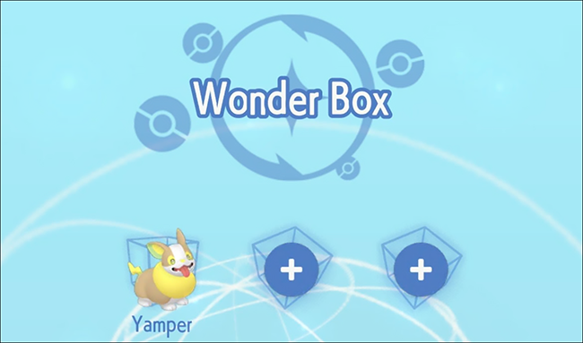 Wonder Box в Pokémon Home