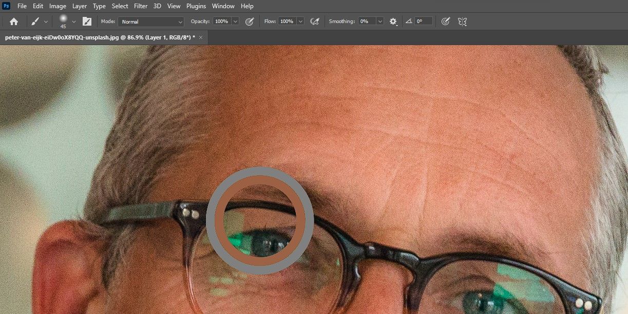 Выбор цвета и закрашивание участка