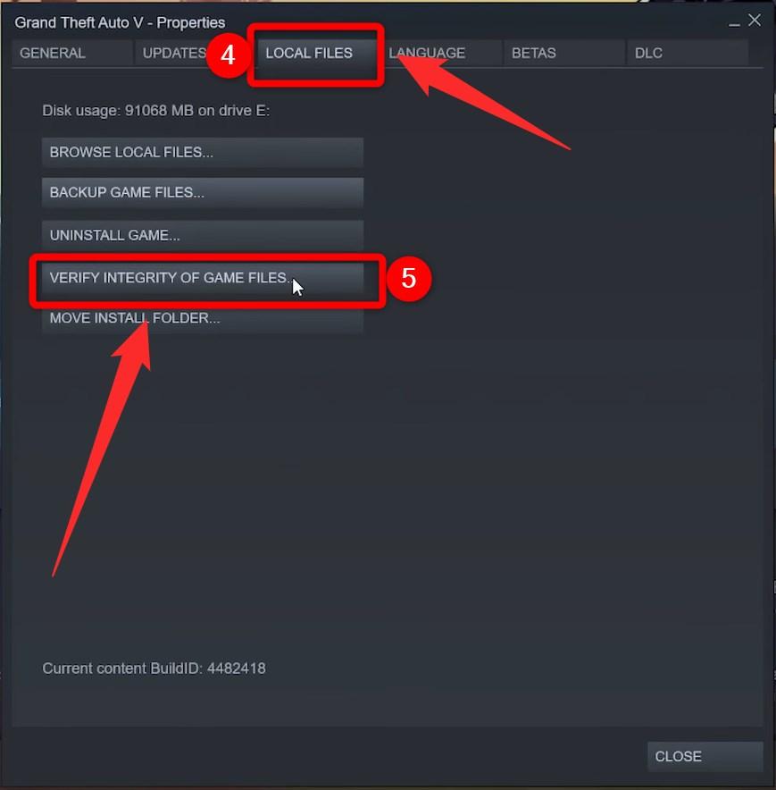 Проверка целостности файлов игры в Steam