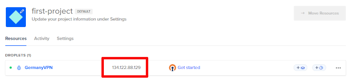 IP location in DigitalOcean