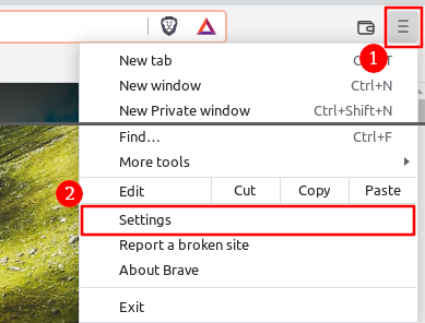 Отключить крипто‑функции в Brave