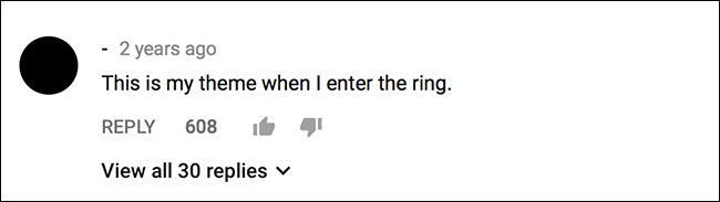 Комментарий с появившимися тремя точками при наведении