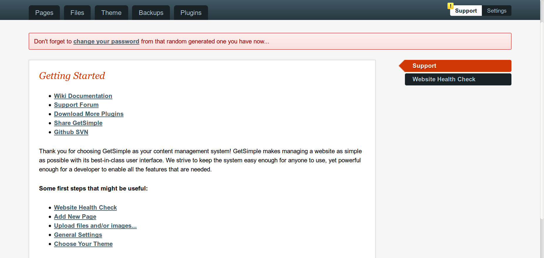 GetSimple CMS на Ubuntu 18.04 — установка