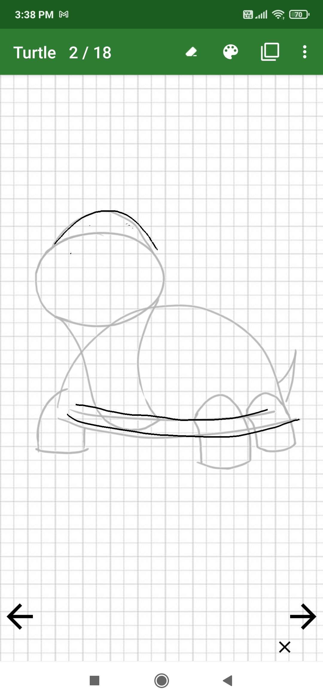 Интерфейс рисования в приложении: шаги и наложение шаблона