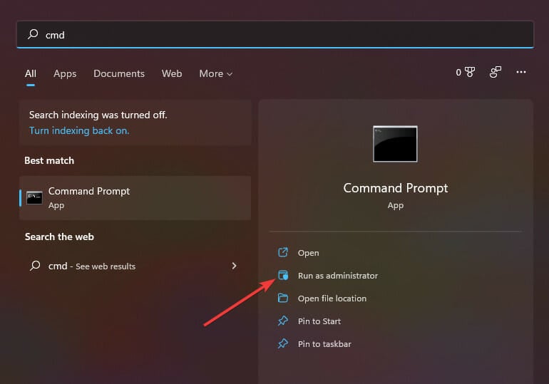 Командная строка Windows