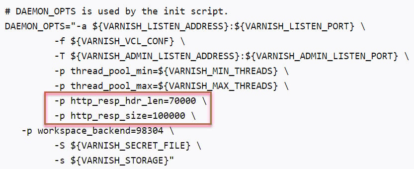 Параметр http_resp_hdr_len в конфигурации