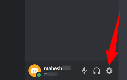 Выберите значок шестерёнки внизу.