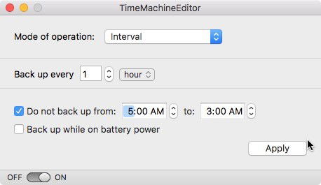 Режим Interval в TimeMachineEditor