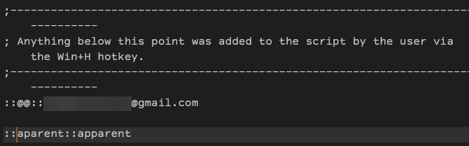 Пользовательская секция автозамен