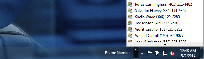 Lange Toolbar-Liste scrollbar