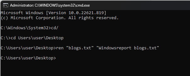 Переименование файлов