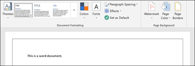 Страница с применённой рамкой в Microsoft Word