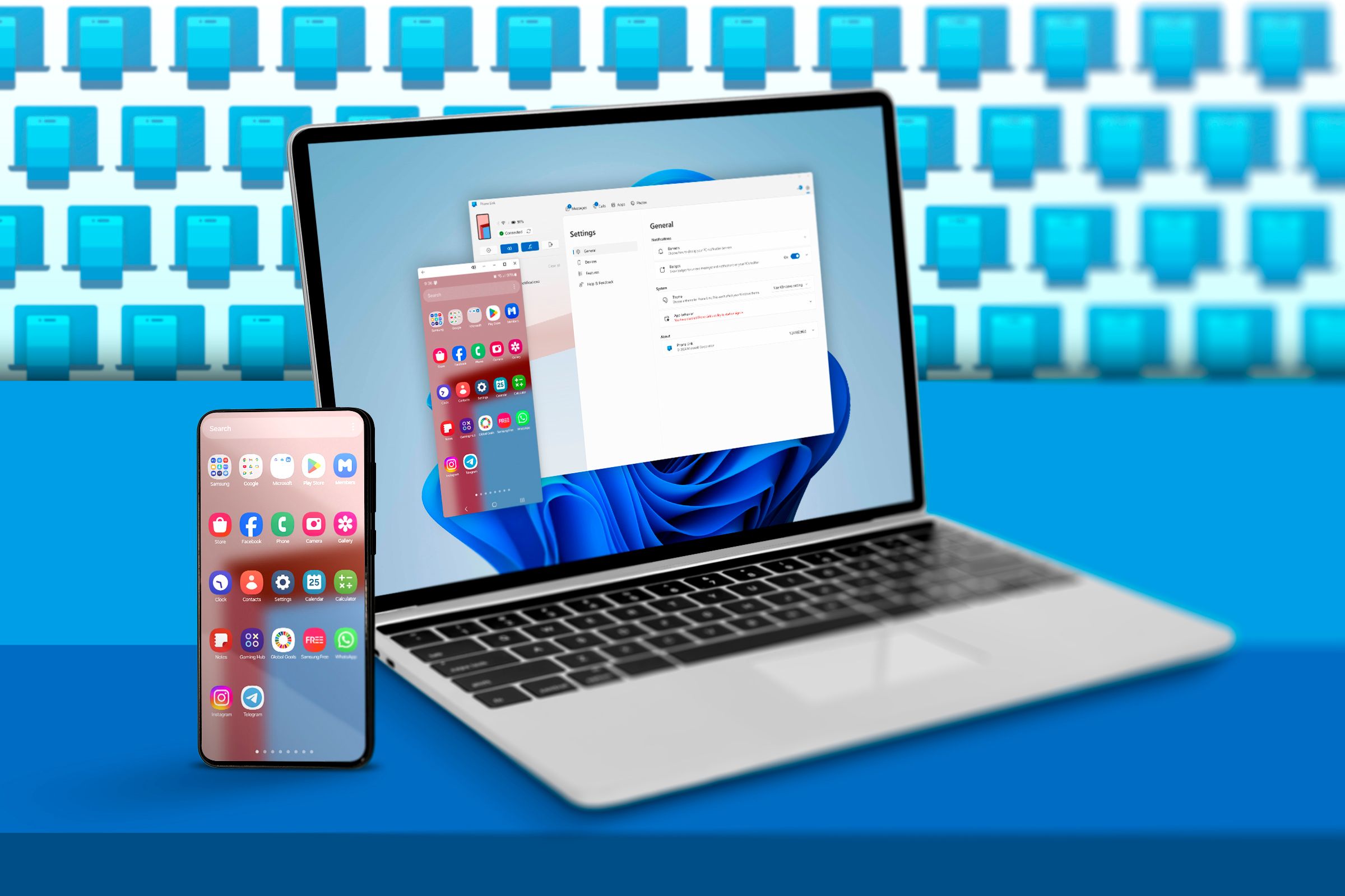 Зеркалирование Android на Windows через Phone Link
