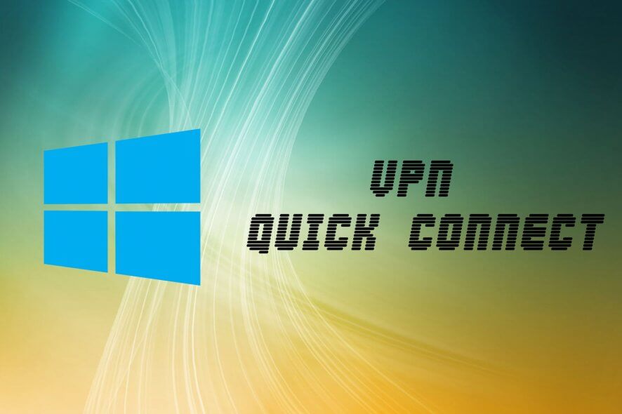 Ярлык быстрого подключения VPN в Windows 10