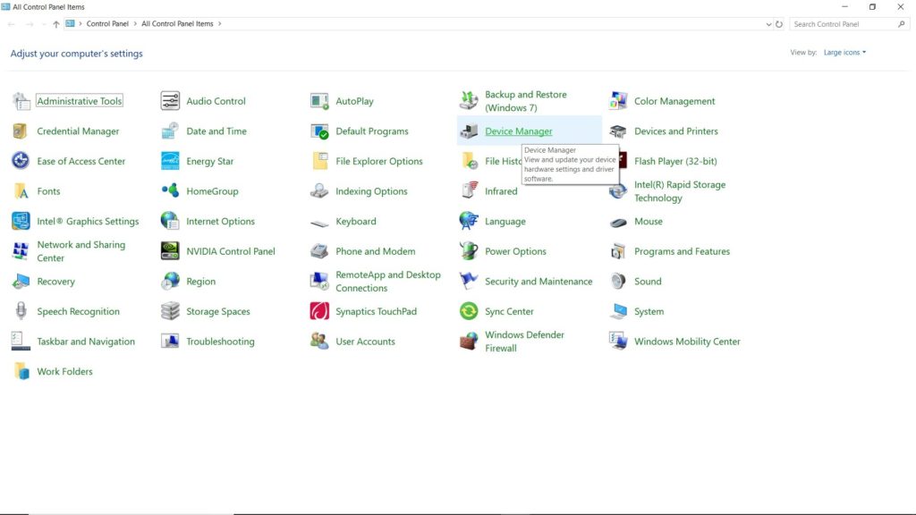 Добавление устаревшего оборудования в Диспетчере устройств