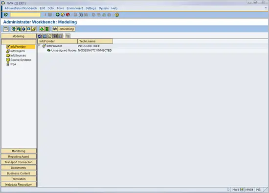 BW Administrator Workbench